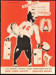 1946 NFL Championship Game Program